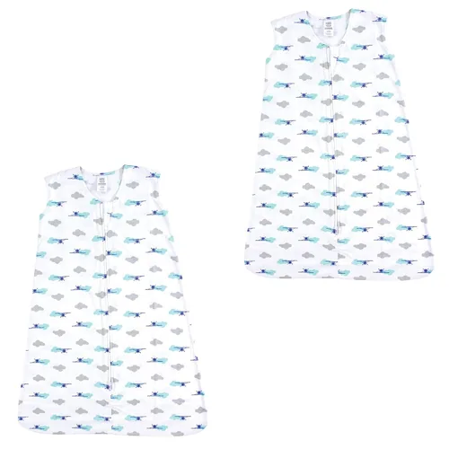 Vista 14 de Luvable Friends - Saco de dormir para bebé sin mangas, diseño unisex, Saco de dormir de algodón sin mangas, saco de dormir, manta, 0-6 meses
