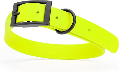 Vista 50 de Dogline Biothane - Collar impermeable para perro con hebilla de liberación rápida, resistente cincha de nailon recubierta con resistente y a prueba