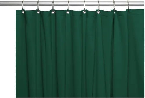 Vista 7 de Forro para cortina de regadera, resistente, de vinilo de 12 calibres con ojales de metal, elegante