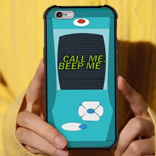 Vista 6 de Funda compatible con iPhone 6/iPhone 6S, consola de juegos azul, diseño de patrón increíble, a prueba de golpes, antiarañazos, carcasa trasera