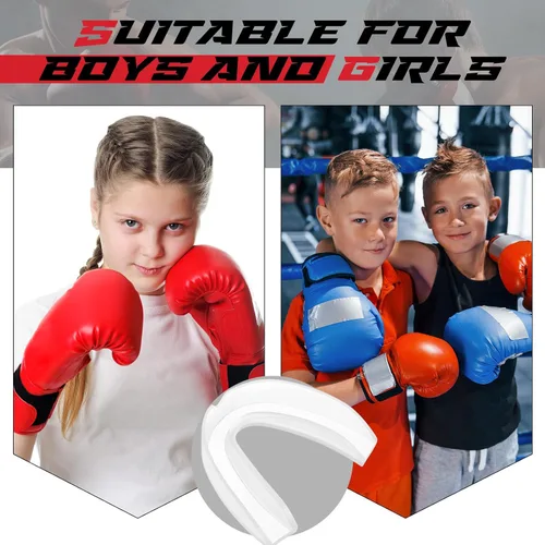 Vista 5 de BBTO 20 piezas de protector bucal deportivo para boxeo, protección bucal, boquilla atlética para fútbol, baloncesto, hockey, karate, rugby partido