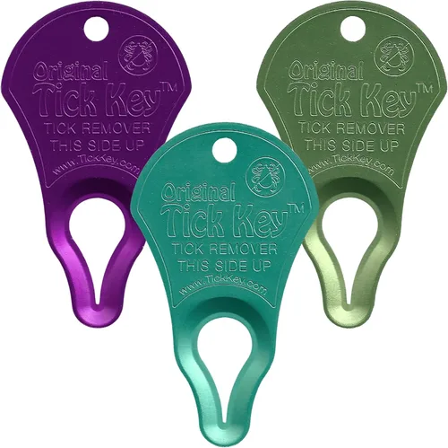 Vista 2 de Llave Tick original para la extracción de marcas, 3 unidades (multicolor), talla única , Multicolor Dispositivo portátil y seguro de garrapatas