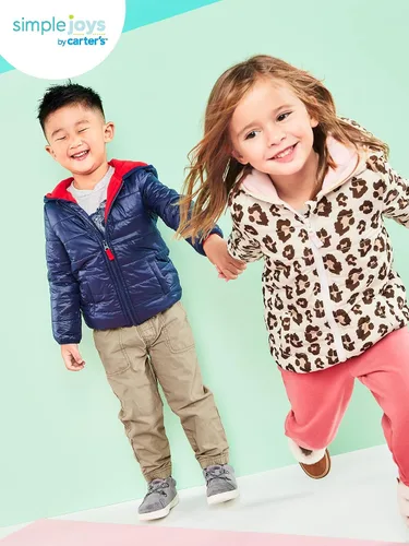 Vista 4 de Simple Joys by Carter's Baby Girls' Puffer Jacket