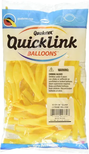 Vista 17 de Qualatex PIONEER BALLOON COMPANY 90267 QUICKLINK-GOLD, 6 pulgadas, 1 unidad (paquete de 1)