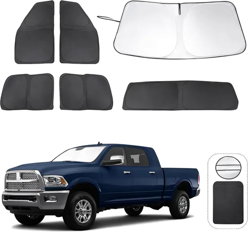 Vista 119 de TINGLU Persianas de ventana para Honda CR-V 2023-2026, accesorios para ventanas laterales de automóvil, parabrisas triangular, parasol para rayos UV