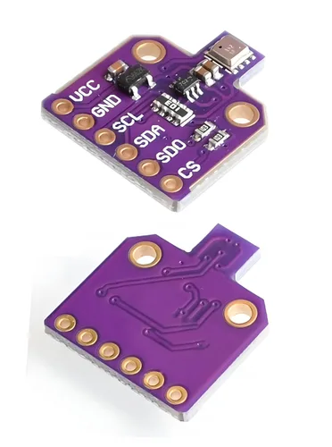 Vista 2 de Módulo de sensor de presión de temperatura y humedad BME680 CJMCU-680, gas de baja potencia, sensor de presión ultrabaja, placa de desarrollo