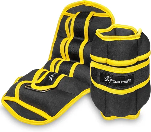 Vista 13 de Prosource Ankle/Wrist and Arm/Leg Weights Set of 2, Adjustable Strap 1 lb-5 lb, Adjustable Weight 15 lb, 10 lb, 7 lb for Men and Women