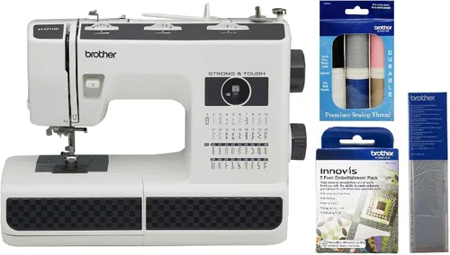 Vista 4 de Máquina de coser Brother ST371HD, fuerte y rígida, con 37 tipos de puntada