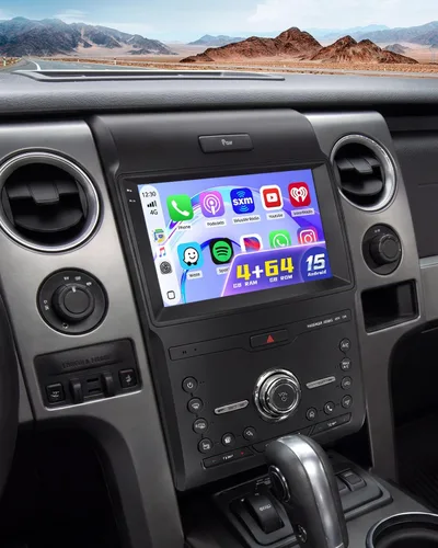 Vista 9 de [Roinvou] 2+64G 9" Android15 Radio de coche para Ford F150 2013 2014