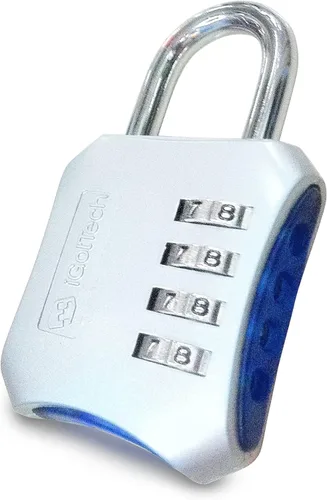 Vista 2 de iGotTech Cerradura de gimnasio resistente: candado de combinación de 4 dígitos