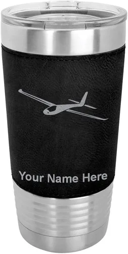 Vista 12 de LaserGram Vaso personalizado de 20 onzas, planeador (estilo béisbol)