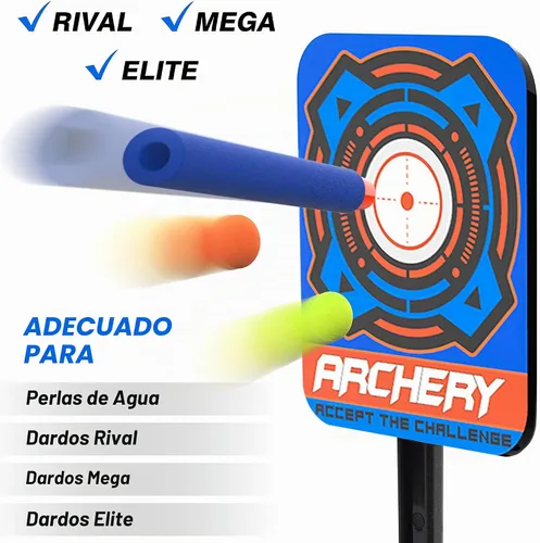 Vista 3 de KKONES - Objetivo de disparo digital con puntuación eléctrica y reinicio automático para pistolas Nerf