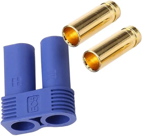 Vista 3 de 20 pares EC5 bala banana conector hembra macho 0.197 in bala oro conector para RC ESC LIPO batería
