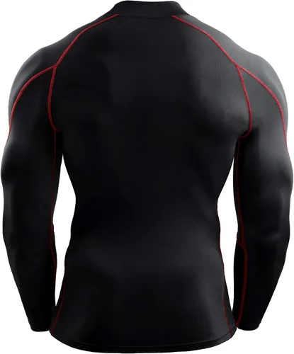 Vista 6 de NELEUS Paquete de 3 camisetas de compresión atlética para hombre