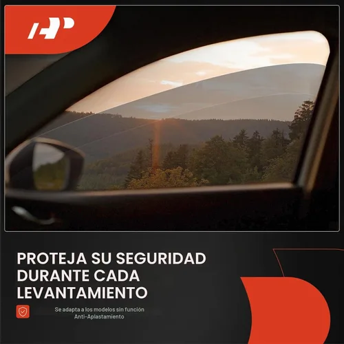 Vista 7 de A-Premium Motor Elevalunas Eléctrico Lado del Pasajero Trasero, con Enchufe de 2 Pines
