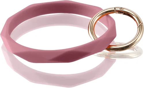 Vista 12 de Llavero pulsera de silicona para mujeres y niñas en forma de diamante
