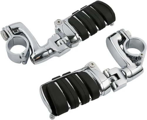 Vista 34 de TCT-MOTORPARTS Soportes de clavijas de pie de barra de carretera negro para Harley Touring 22/25/32/1.378 in