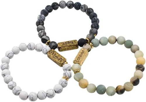Vista 2 de AUEAR, Pulsera inspiradora de amistad para hermanas, mujeres y niñas