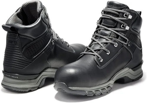 Vista 7 de Timberland PRO Hypercharge - Botas industriales impermeables para hombre, 6.0 in 2-Negro V1