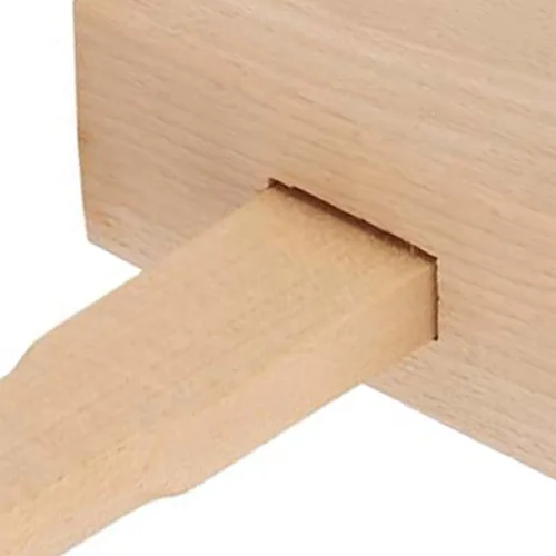 Vista 7 de Profesional carpintero martillo de madera que golpea la herramienta 100% de la carpintería con la cara golpeante en ángulo