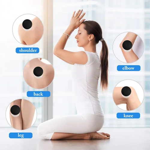 Vista 5 de Nuanchu Taza de ventosas faciales de vidrio, taza de silicona para masaje, succión al vacío, para cuerpo, cara, pierna, brazo, espalda, hombro, Negro