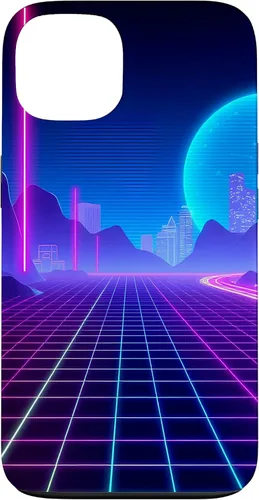 Vista 7 de Vaporwave Aesthetic Synthwave Retrowave 80s 90s Art Case for iPhone 16