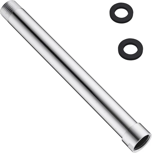 Vista 12 de Brazo extensor de ducha, brazo de extensión de 4 pulgadas para cabezal de ducha de lluvia superior, dorado cepillado