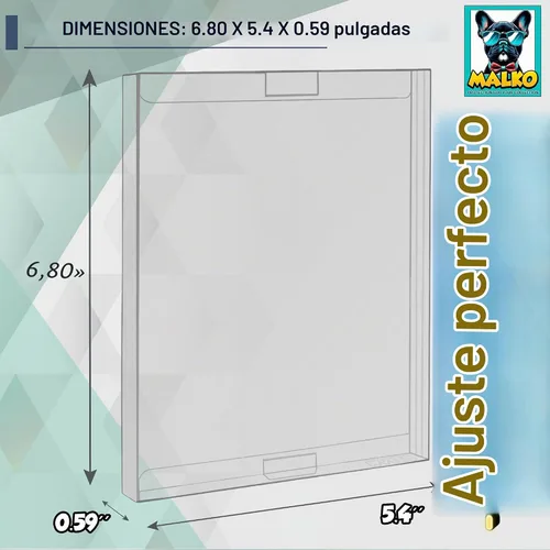 Vista 3 de MALKO Paquete de 10 fundas protectoras para 4K UHD y Blu-ray con fundas