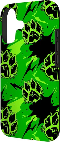 Vista 2 de Miraculous Ladybug - Carcasa para iPhone 17 con patas y salpicaduras de gato negro