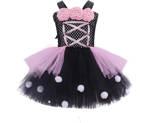 Vista 3 de zdhoor Disfraz de bruja de cuento de hadas para niñas Helloween