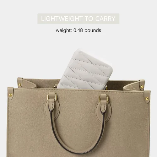 Vista 6 de KAMIER Organizador de joyas de viaje cajas de joyería portátiles de cuero acolchado con diamantes para mujeres y niñas organizador pequeño