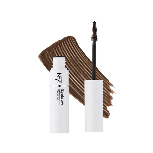 Vista 6 de No7 Beautiful Eyebrows Gel para cejas, negro, 0.1 fl oz Extracto de pimienta rosa, cejas más completas y oscuras, fórmula flexible, moldeador