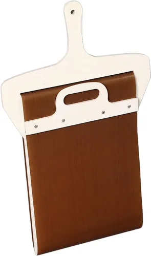 Vista 2 de Pala de madera deslizante para pizza con agarre cómodo, ligera para hornear pizza casera, LUCKDANO9DZYVF7I8G