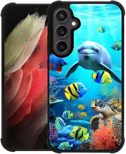 Vista 70 de Funda compatible con Samsung Galaxy S23, diseño de elefantes africanos, diseño increíble a prueba de golpes, antiarañazos, carcasa trasera