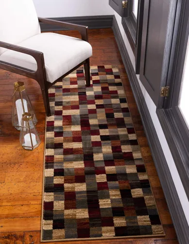 Vista 16 de Unique Loom Barista Collection - Alfombra Gava (2' 2" x 3' 1" Rectangular, Multi/ Marrón)