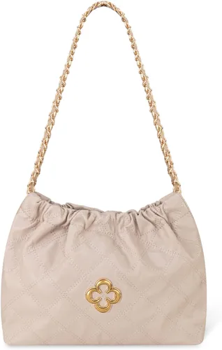 Vista 3 de Milan Chiva Bolso pequeño para mujer, bolso de mano con correa de cadena dorada