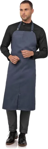 Vista 2 de Chef Works Brio Chef's Bib Delantal para hombre