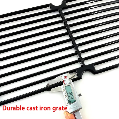 Vista 7 de Parts DC118 - Rejilla de cocción de hierro fundido para Brinkmann 810-1415-F, 810-1470, 810-8300, 810-8300-F, para Grill King 810-9325-0, juego de 3