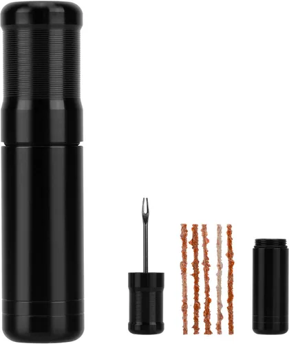 Vista 4 de Oumers Kit de herramientas de reparación de neumáticos de bicicleta sin cámara, pinchazos de neumáticos de bicicleta con 5 tiras de tocino más