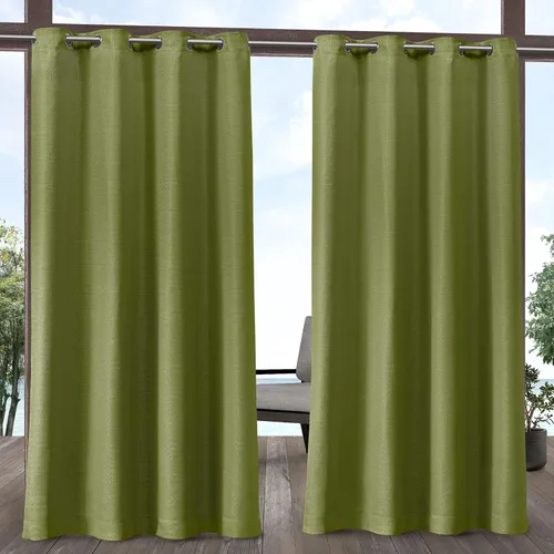 Vista 16 de Exclusive Home Aztec - Par de paneles de cortinas para interiores y exteriores con ojales, 54x96 pulgadas, Azure