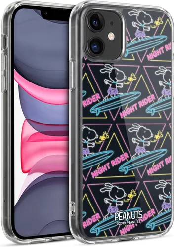 Vista 136 de Head Case Designs Funda de gel suave con licencia oficial de Peanuts Tropical Surf Snoopy Aloha Disco compatible con Apple iPhone 13 Mini Surf