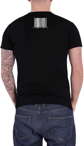 Vista 2 de Slipknot Camiseta ajustada para hombre (estampado trasero), color negro