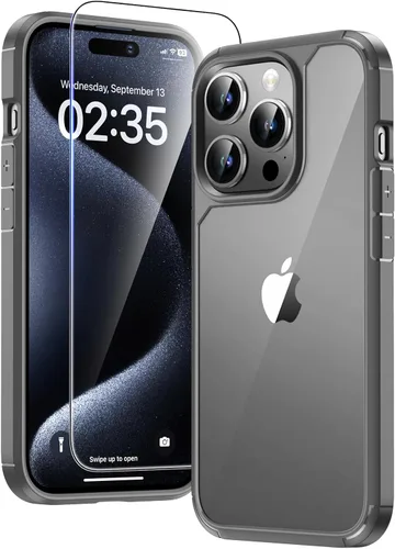 Vista 7 de TAURI Funda para iPhone 17, antiamarilleamiento con protector de pantalla, protección de grado militar, a prueba de golpes, delgada para iPhone 17