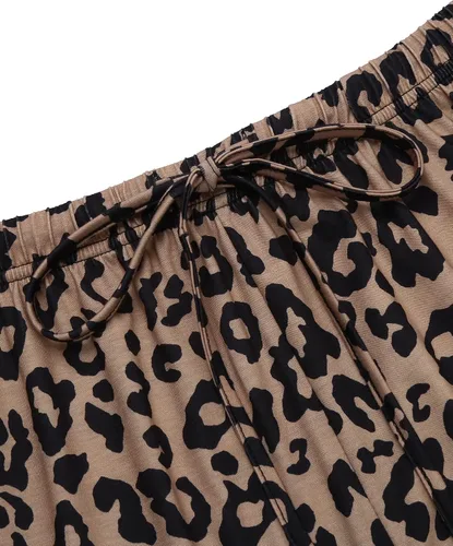 Vista 5 de Ekouaer - Conjunto de pijama de 2 piezas para mujer, con teñido anudado, ropa para dormir y descanso