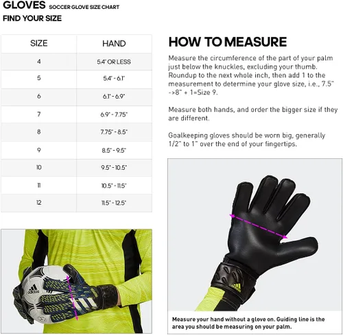Vista 2 de Adidas Guantes Tiro unisex para adultos