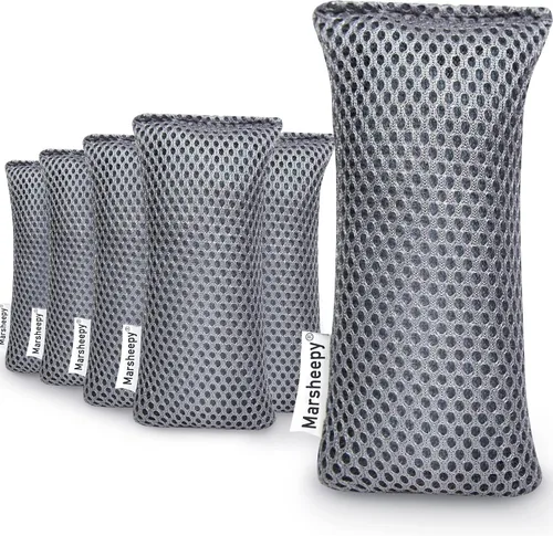Vista 8 de Paquete de 12 bolsas desodorantes de carbón para zapatos, eliminador de olores de zapatos, desodorantes de cajón, absorbente de olores de carbón