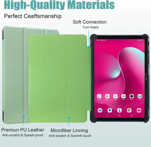Vista 6 de ACdream Funda para tablet T-Mobile Revvl Tab 2 de 10.1 pulgadas 2025 Modelo: 9185W (no compatible con Revvl Tab 5G de 10.36 pulgadas)