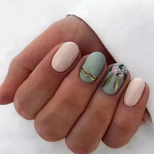 Vista 7 de 24 uñas postizas cuadradas medianas a presión, uñas postizas acrílicas artificiales con diseños de plumas doradas, cobertura completa