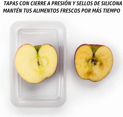 Vista 6 de ThinkFit Recipientes para preparación de comidas, sin BPA, herméticos, ideales para preparación de comidas y control de porciones, reutilizables