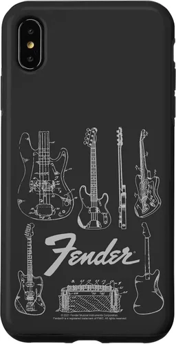 Vista 11 de Fender Carcasa de Guitars Line Art para iPhone 17
